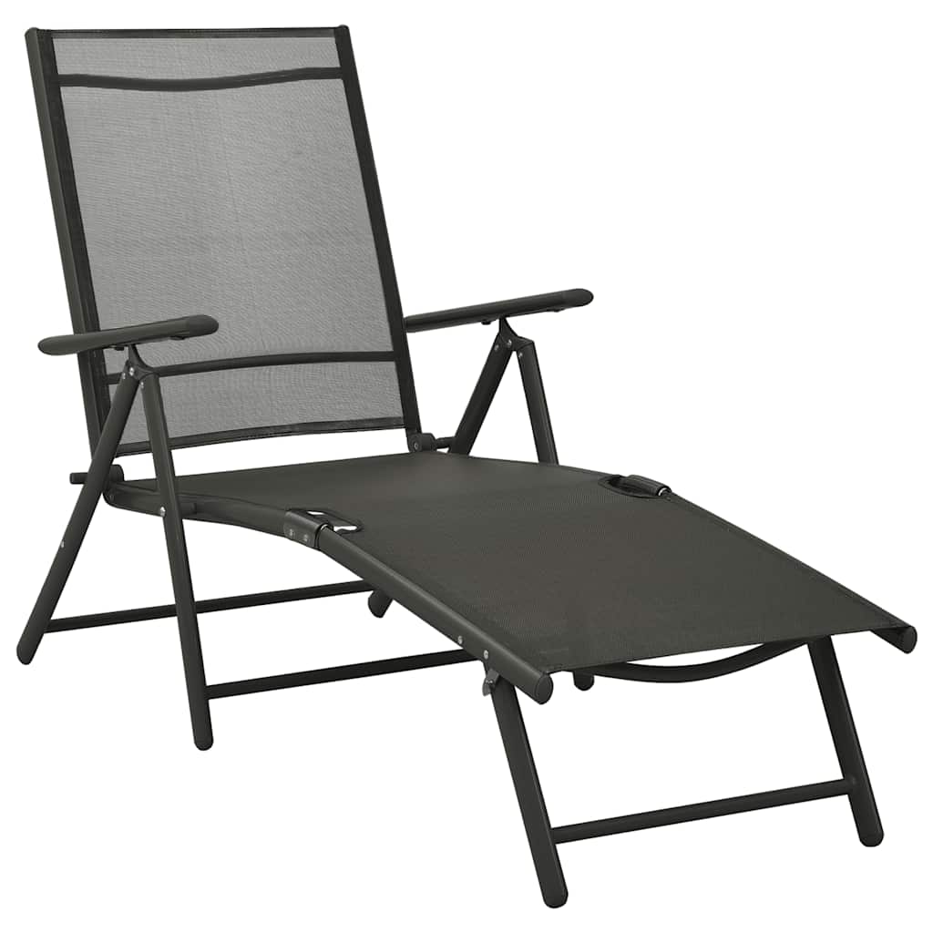 vidaXL 10 Piece Garden Dining Set Black and Anthracite