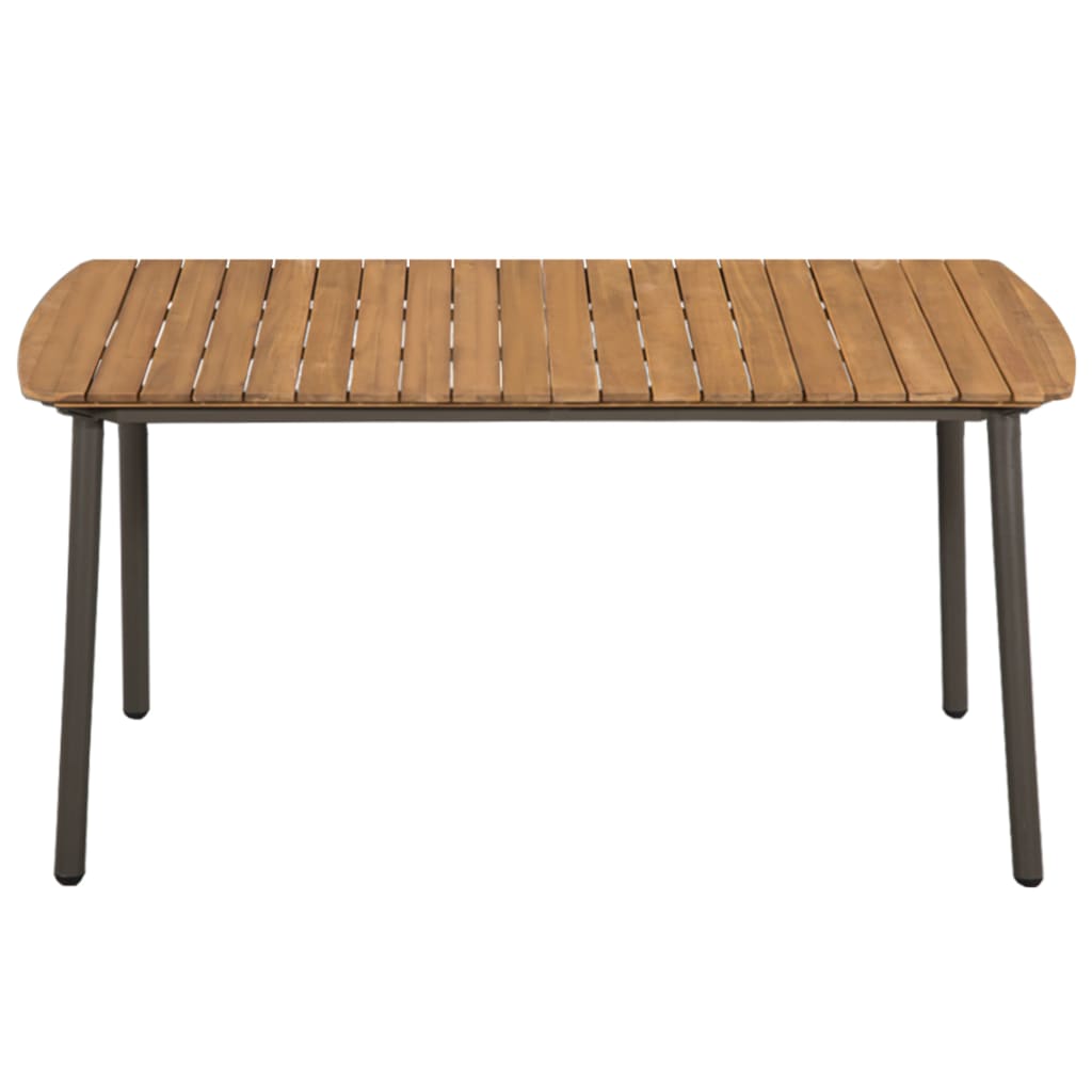 vidaXL Dining Set | Brown | Solid Acacia wood | 150 cm x 90 cm x 72 cm