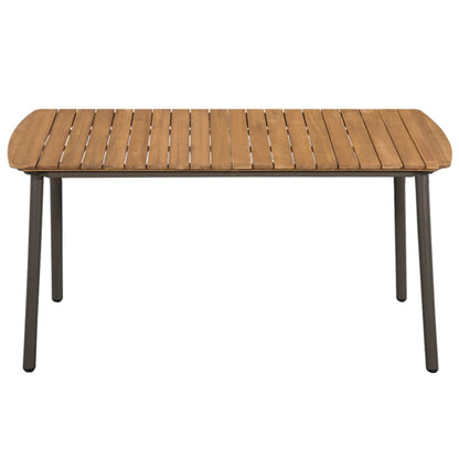 vidaXL Dining Set | Brown | Solid Acacia wood | 150 cm x 90 cm x 72 cm