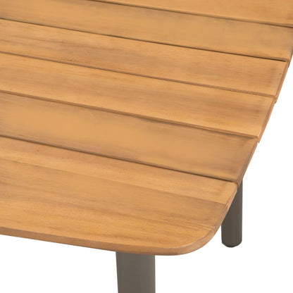 vidaXL Dining Set | Black, Natural