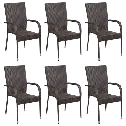 vidaXL Dining Set | Brown | Solid Acacia wood | Large | Dining Set | Rectangular