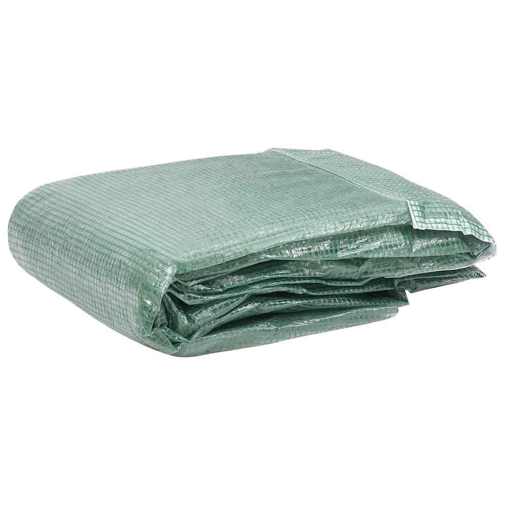 vidaXL Greenhouse Replacement Cover | Green | Polyethylene | Medium