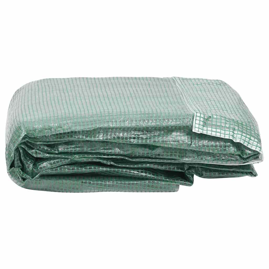 vidaXL Greenhouse Replacement Cover | Green | Polyethylene | Medium