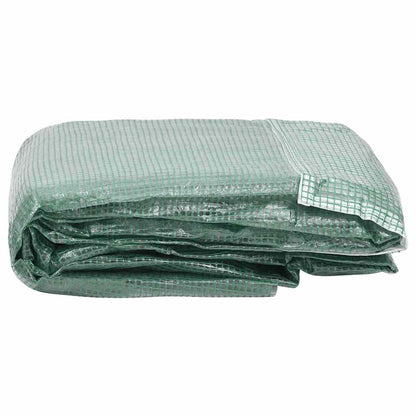 vidaXL Greenhouse Replacement Cover | Green | Polyethylene | Medium