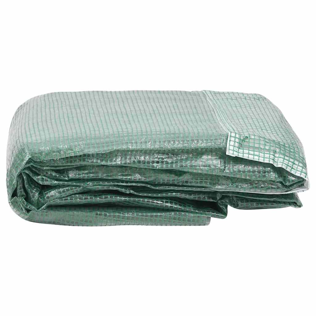 vidaXL Greenhouse Replacement Cover (54 m²) 300x1800x200 cm Green