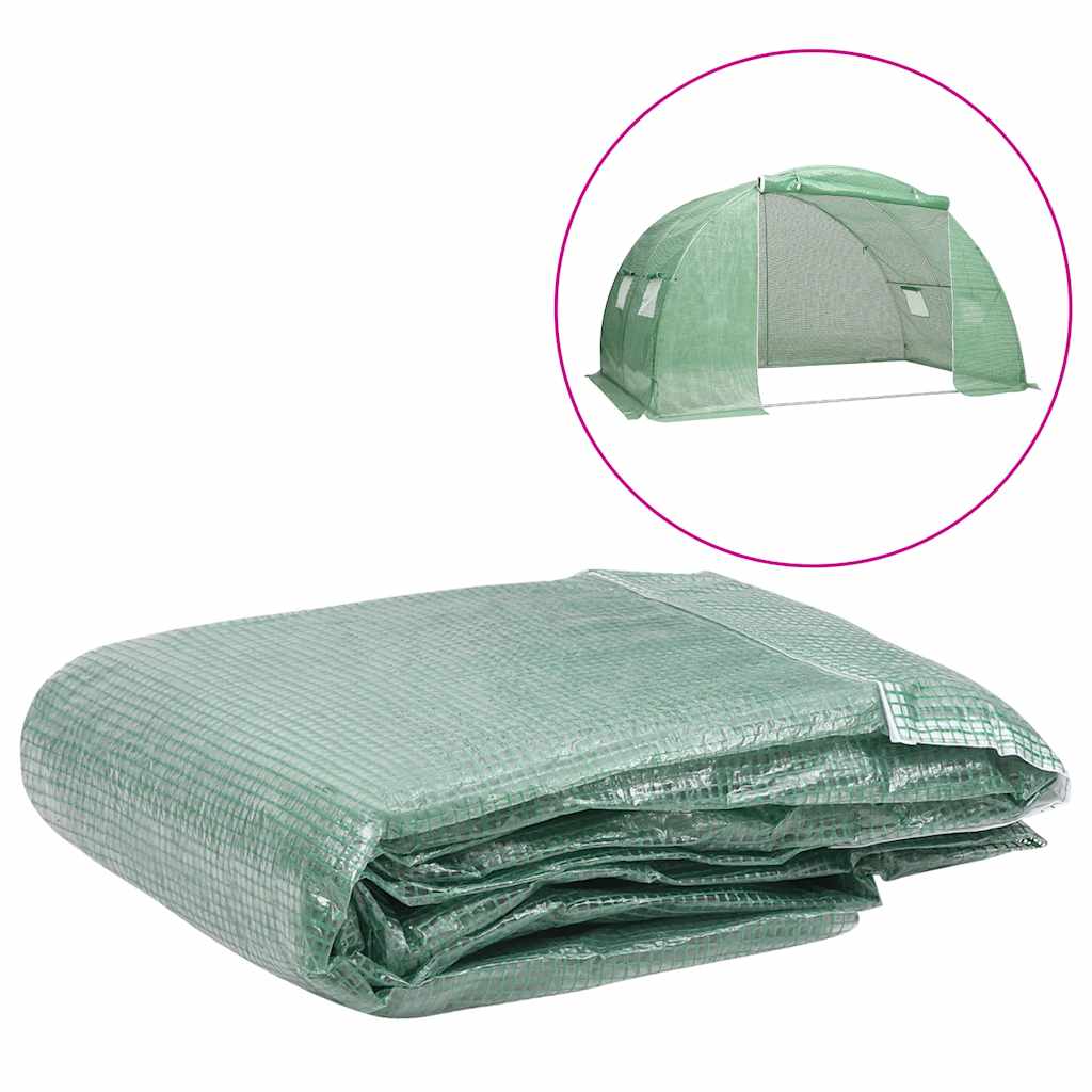 vidaXL Greenhouse Replacement Cover (8 m²)  Green