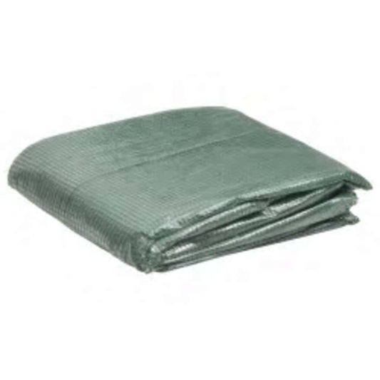 vidaXL Greenhouse Replacement Cover (6.5025 m²) 255x255x194 cm Green