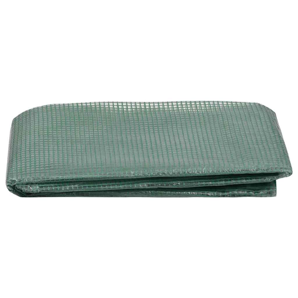 vidaXL Greenhouse Replacement Cover (0.5 m²) 50x100x190 cm Green