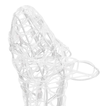 vidaXL Acrylic Reindeer Family Christmas Decoration 160 LED Colourful