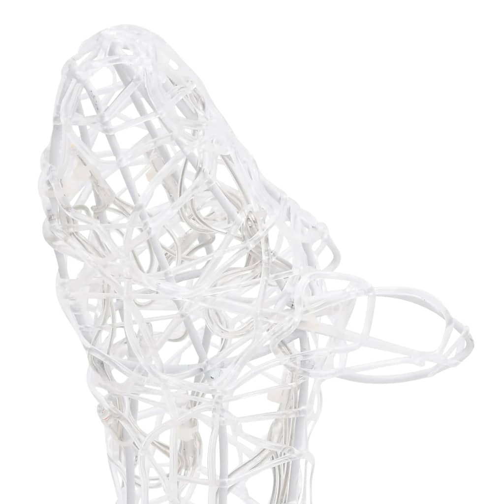 vidaXL Acrylic Reindeer Family Christmas Decoration 300 LED Cold White