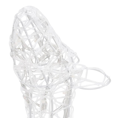 vidaXL Acrylic Reindeer Family Christmas Decoration 300 LED Cold White