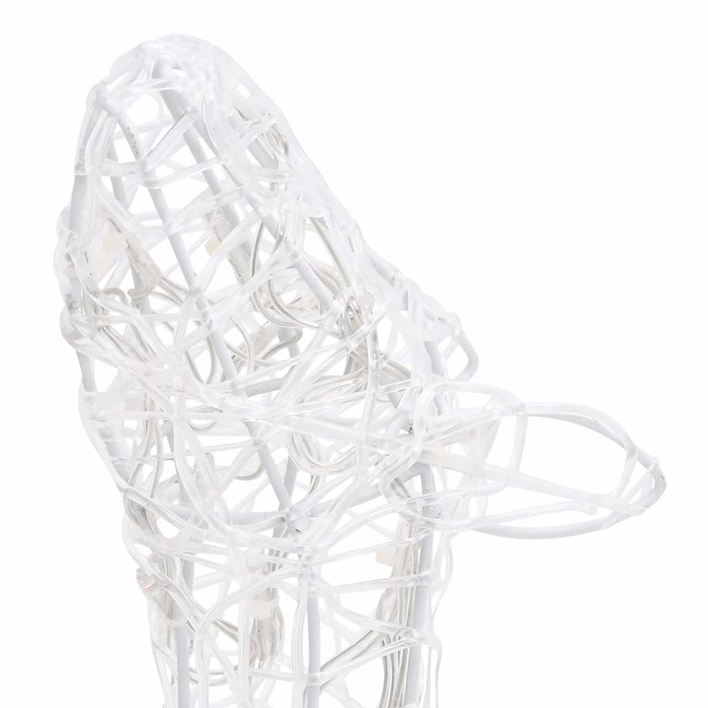 329795 vidaXL Acrylic Reindeer Family Christmas Decoration 300 LED Blue