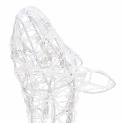 329795 vidaXL Acrylic Reindeer Family Christmas Decoration 300 LED Blue