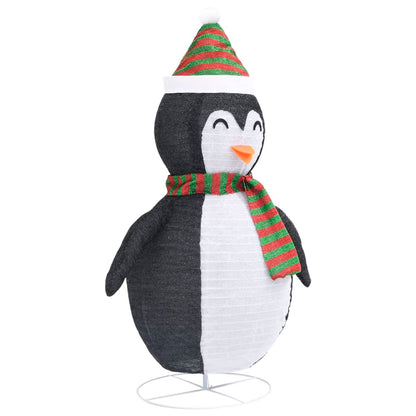 vidaXL Decorative Christmas Snow Penguin Figure LED Luxury Fabric 60cm