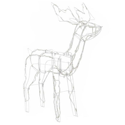 vidaXL 3 Piece Christmas Light Display Reindeers 229 LEDs