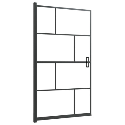 150749 vidaXL Shower Enclosure ESG 80x140 cm Black