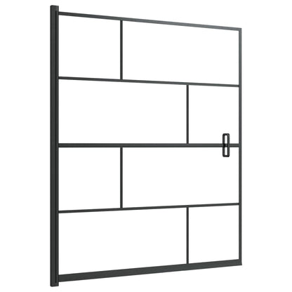 150751 vidaXL Shower Enclosure ESG 116x140 cm Black
