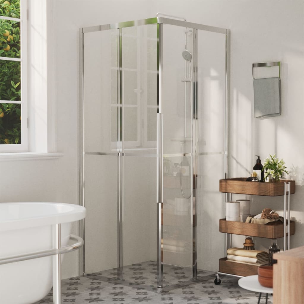 vidaXL Shower Cabin ESG 80x80x180 cm