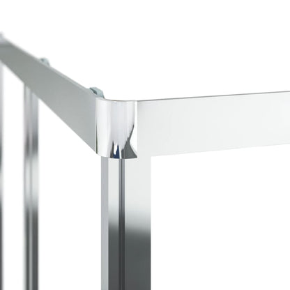 vidaXL Shower Cabin ESG 80x80x180 cm