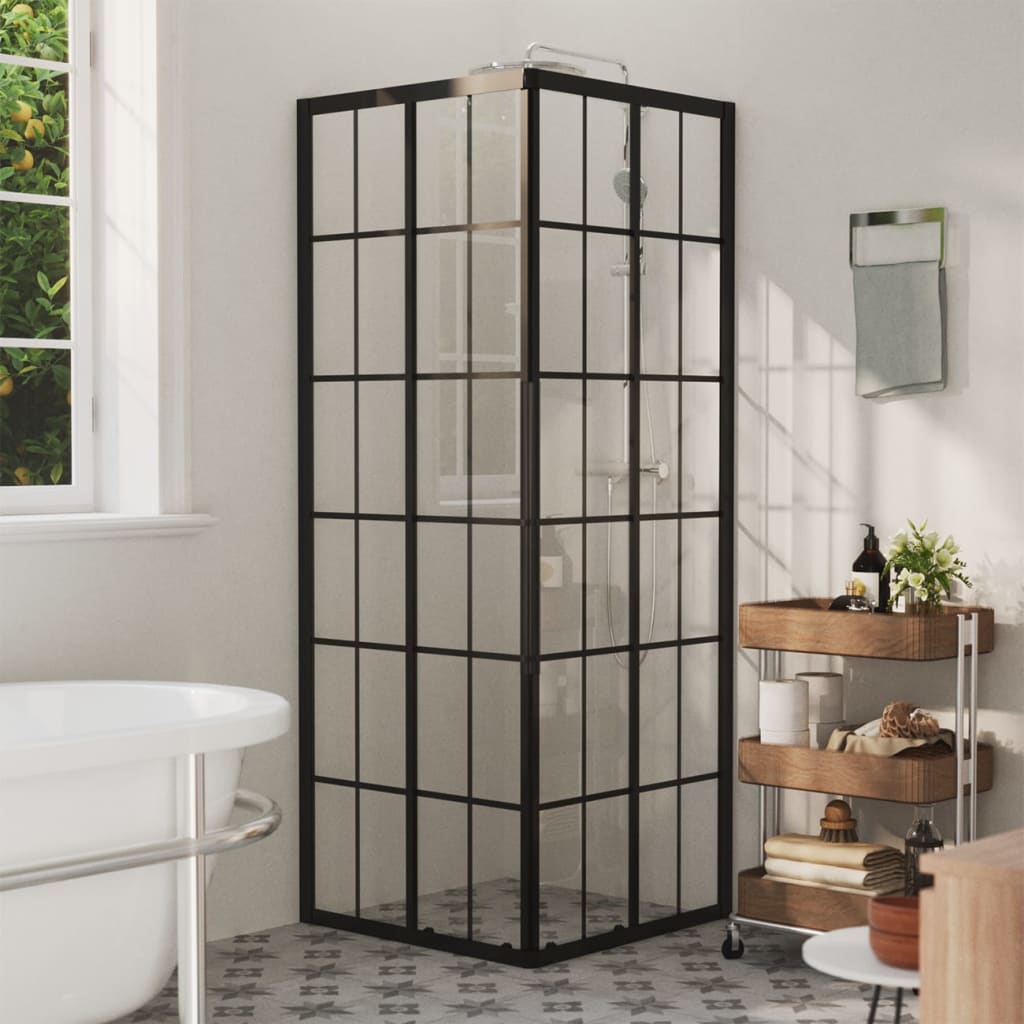 vidaXL Shower Cabin ESG 80x80x180 cm