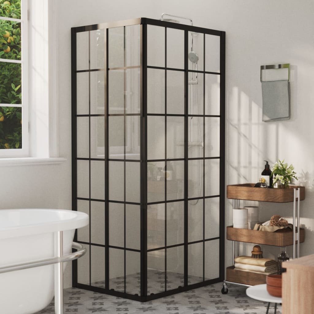 vidaXL Shower Cabin ESG 90x70x180 cm