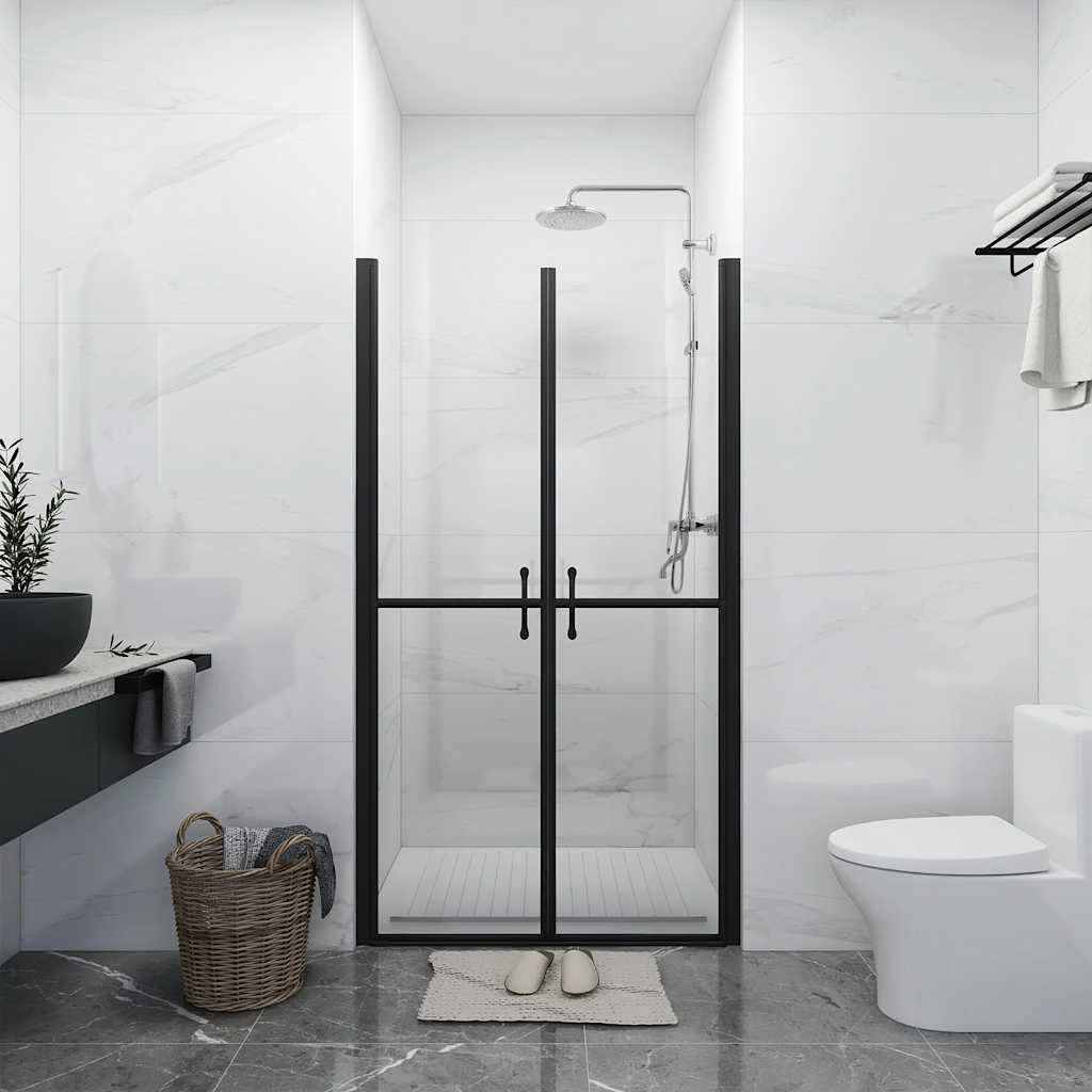 150826 vidaXL Shower Door Clear ESG (78-81)x190 cm