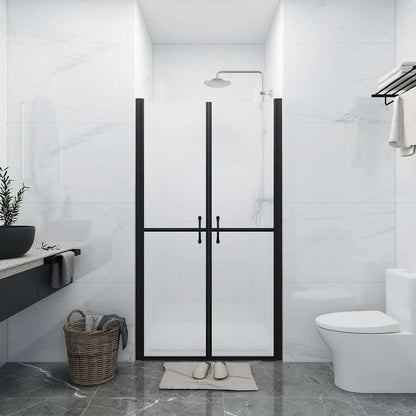 150839 vidaXL Shower Door Frosted ESG (73-76)x190 cm