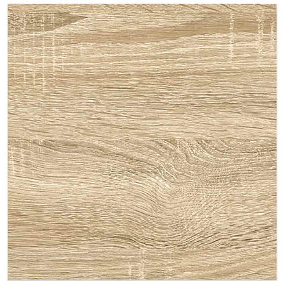 vidaXL Floating Wall Shelves 2 pcs Oak and White 23x23.5x3.8 cm MDF