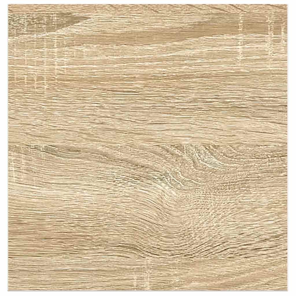 vidaXL Floating Wall Shelves 4 pcs Oak and White 23x23.5x3.8 cm MDF