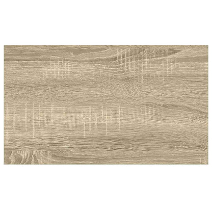 vidaXL Floating Wall Shelf Oak and White 40x23.5x3.8 cm MDF