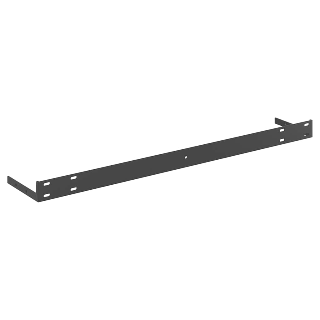 vidaXL Floating Wall Shelf Oak and White 90x23.5x3.8 cm MDF