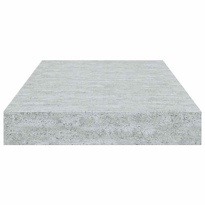 vidaXL Floating Wall Shelf Concrete Grey 40x23x3.8 cm MDF