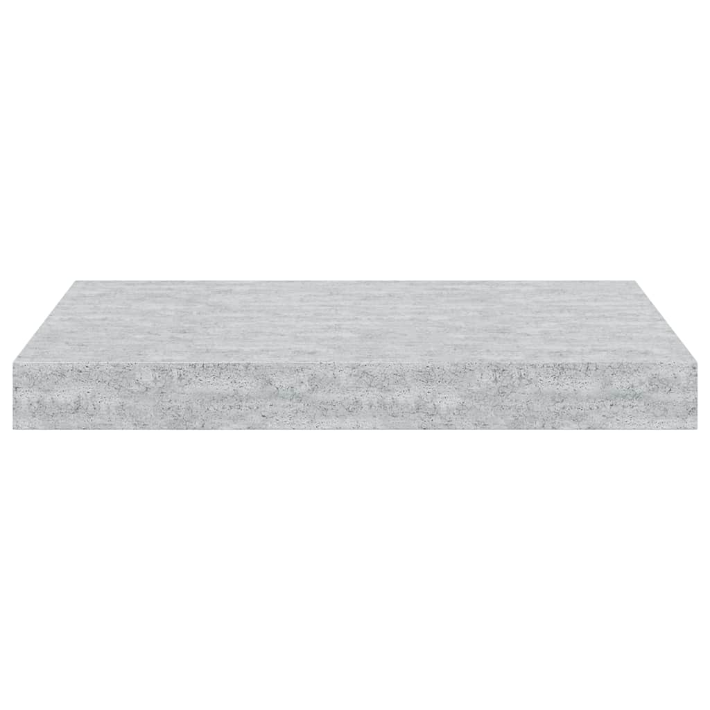 vidaXL Floating Wall Shelf Concrete Grey 40x23x3.8 cm MDF