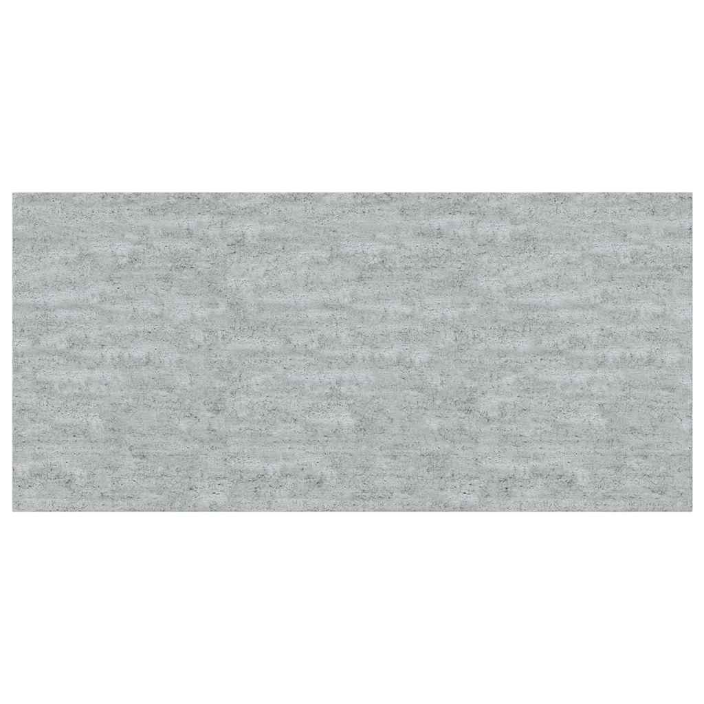 vidaXL Floating Wall Shelves 2 pcs Concrete Grey 50x23x3.8 cm MDF
