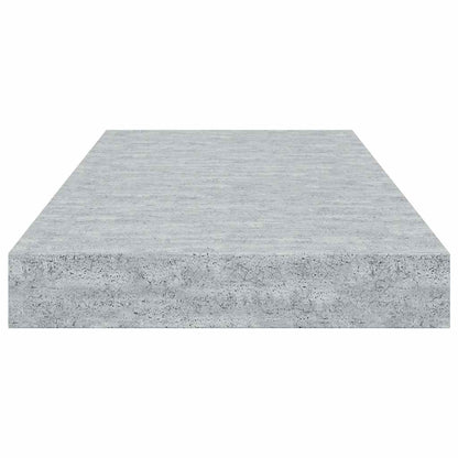 vidaXL Floating Wall Shelves 4 pcs Concrete Grey 50x23x3.8 cm MDF