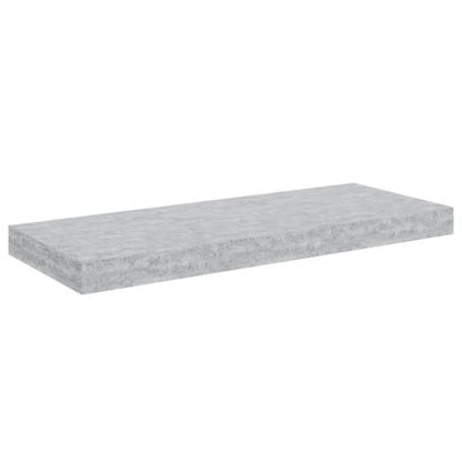 vidaXL Floating Wall Shelf Concrete Grey 60x23.5x3.8 cm MDF