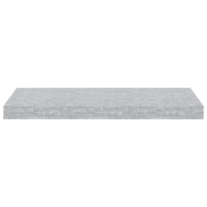 vidaXL Floating Wall Shelf Concrete Grey 60x23.5x3.8 cm MDF