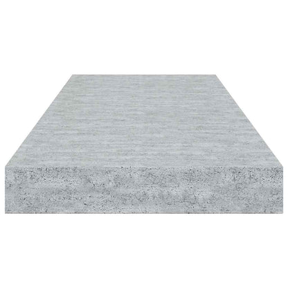 326597 vidaXL Floating Wall Shelf Concrete Grey 60x23,5x3,8 cm MDF