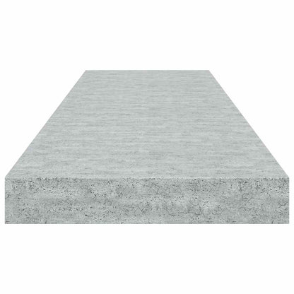 vidaXL Floating Wall Shelf Concrete Grey 80x23.5x3.8 cm MDF