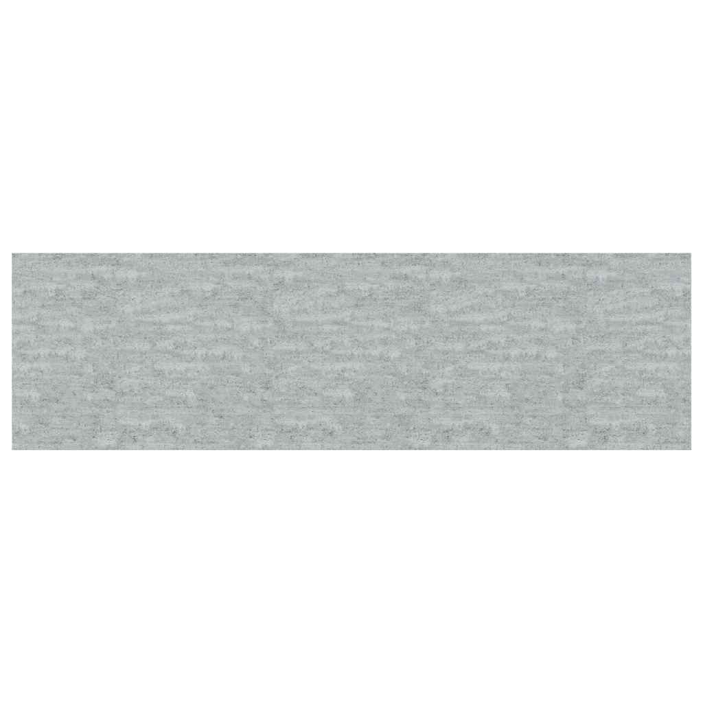 vidaXL Floating Wall Shelves 2 pcs Concrete Grey 80x23.5x3.8 cm MDF