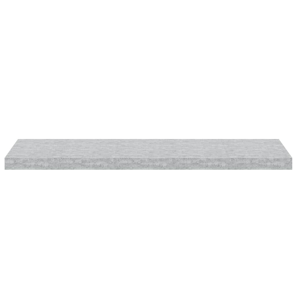 vidaXL Floating Wall Shelf Concrete Grey 90x23.5x3.8 cm MDF