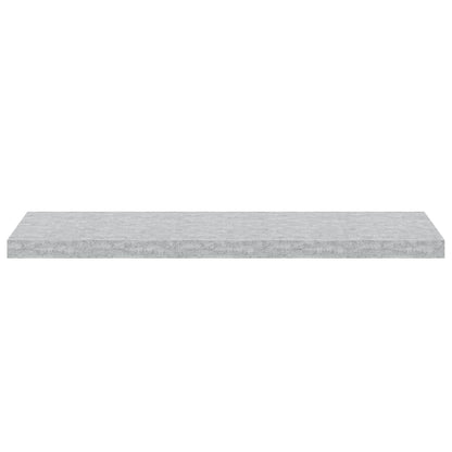 vidaXL Floating Wall Shelf Concrete Grey 90x23.5x3.8 cm MDF
