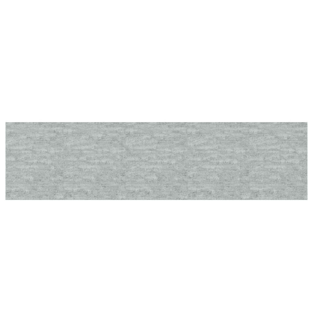 vidaXL Floating Wall Shelves 2 pcs Concrete Grey 90x23.5x3.8 cm MDF