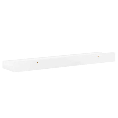 vidaXL Wall Shelves 4 pcs High Gloss White 40x9x3 cm