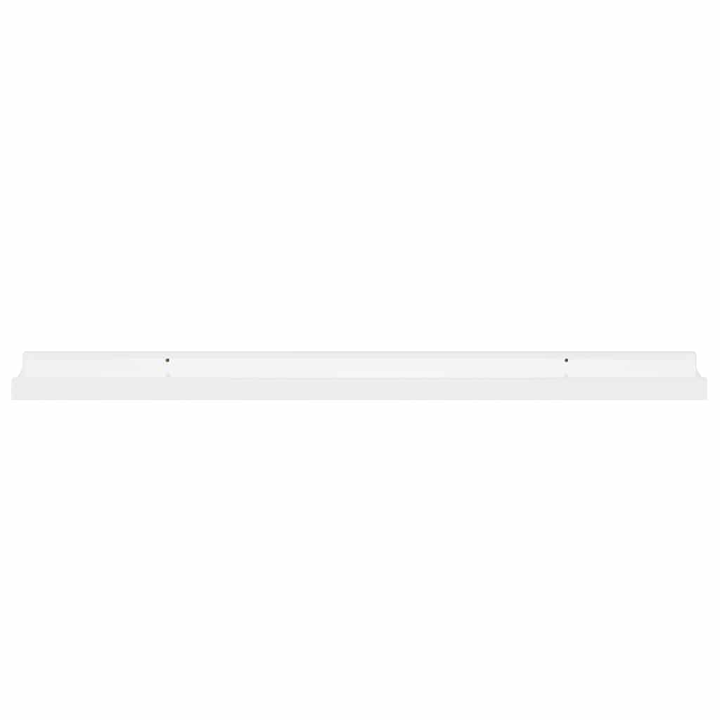 vidaXL Wall Shelves 4 pcs High Gloss White 80x9x3 cm