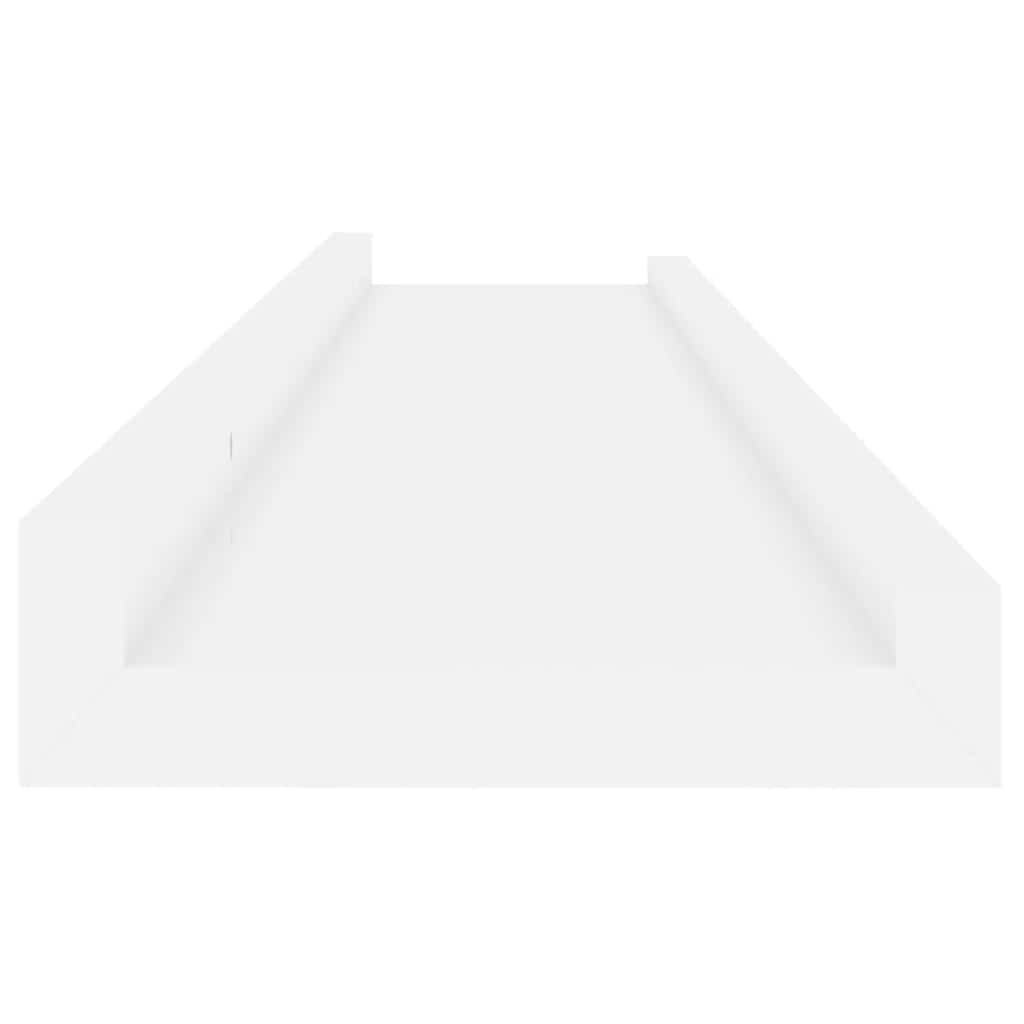 vidaXL Wall Shelves 4 pcs High Gloss White 80x9x3 cm