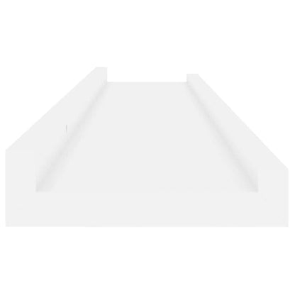 vidaXL Wall Shelves 4 pcs High Gloss White 80x9x3 cm