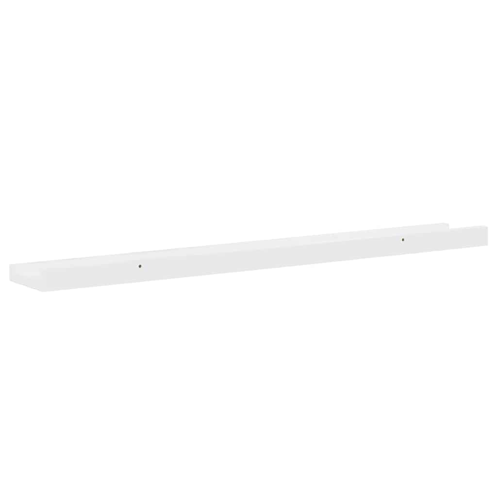 vidaXL Wall Shelves 4 pcs High Gloss White 80x9x3 cm