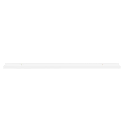 vidaXL Wall Shelves 4 pcs High Gloss White 100x9x3 cm