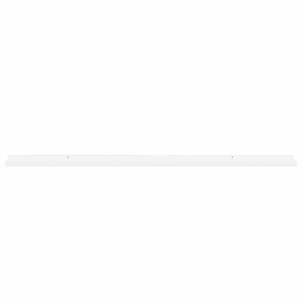 vidaXL Wall Shelves 4 pcs High Gloss White 115x9x3 cm